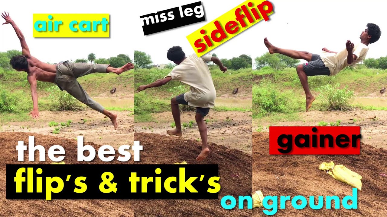 The best flip's & trick's on ground/the best flips on ground/indian flips tricks/hyprhook aashish