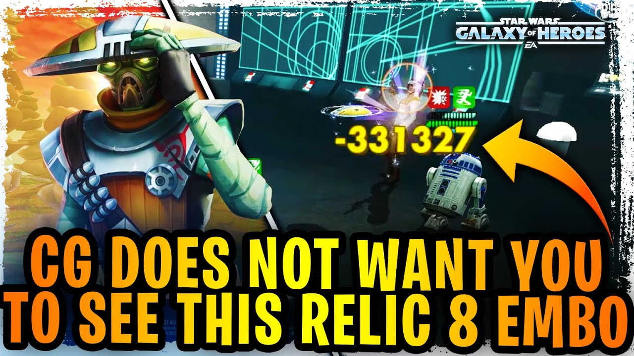WARNING: Relic 8 Embo Can Break Galaxy of Heroes - High Risk of Ban - CG Does Not Want You To See