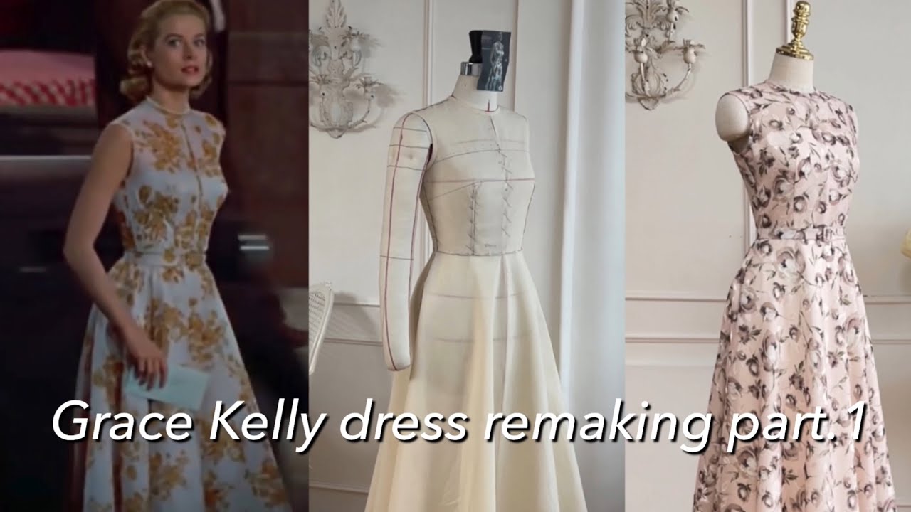 그레이스 켈리 / Edith head dress remaking / part 1. pattern making