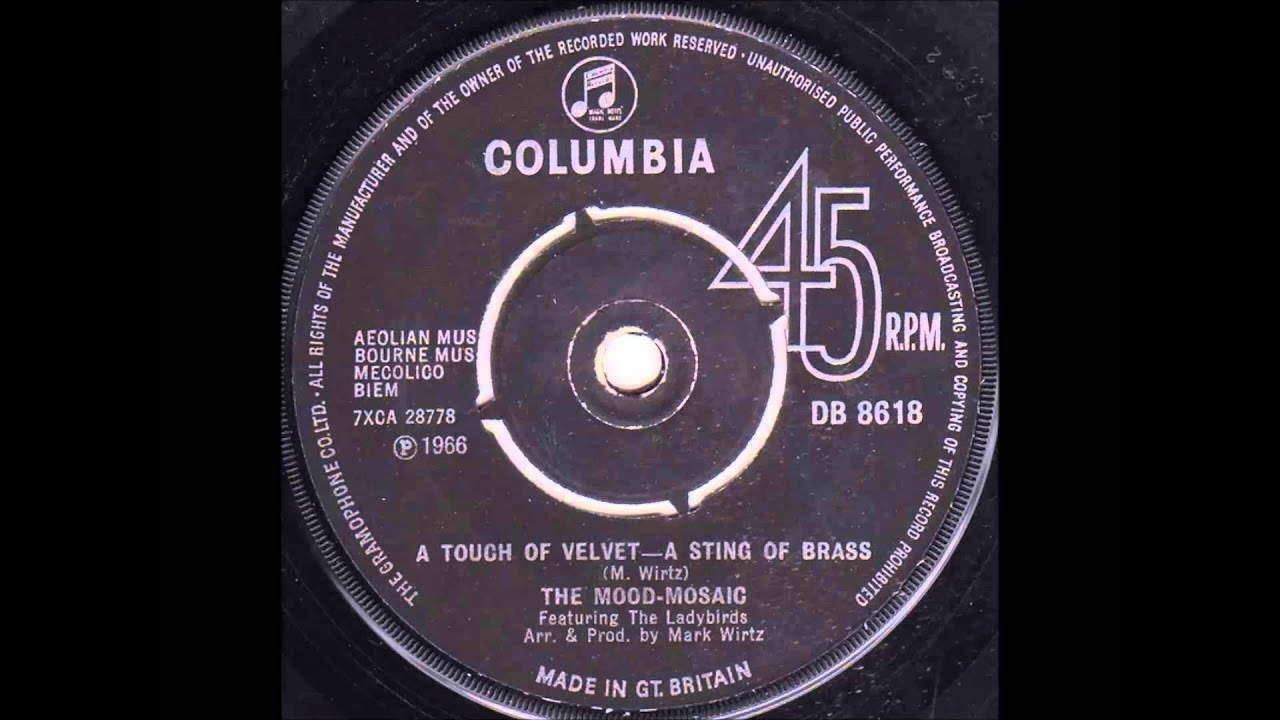 The Mood Mosaic . A touch of Velvet  A string of Brass.    1966 .