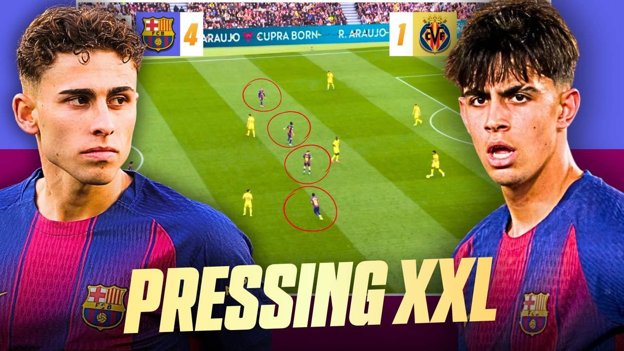 Le PRESSING du Barça se TRANSFORME ! 🔍 (BARÇA 4-1 VILLARREAL)