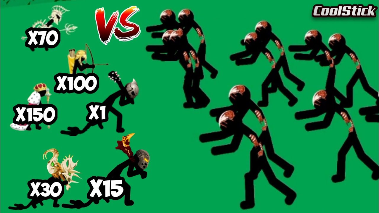 Strong Zombie Leader Army Vs All Stick War Legacy Units Army | Which Stick Unit Is Best ? |CoolStick