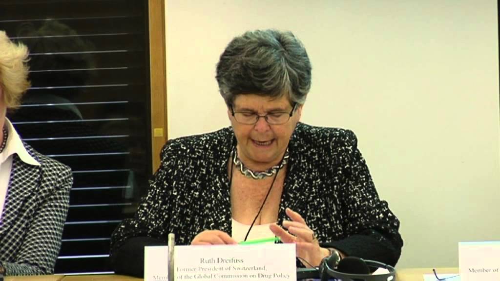 Ruth Dreifuss, former President of Switzerland and member of the Global Commission on Drug Policy