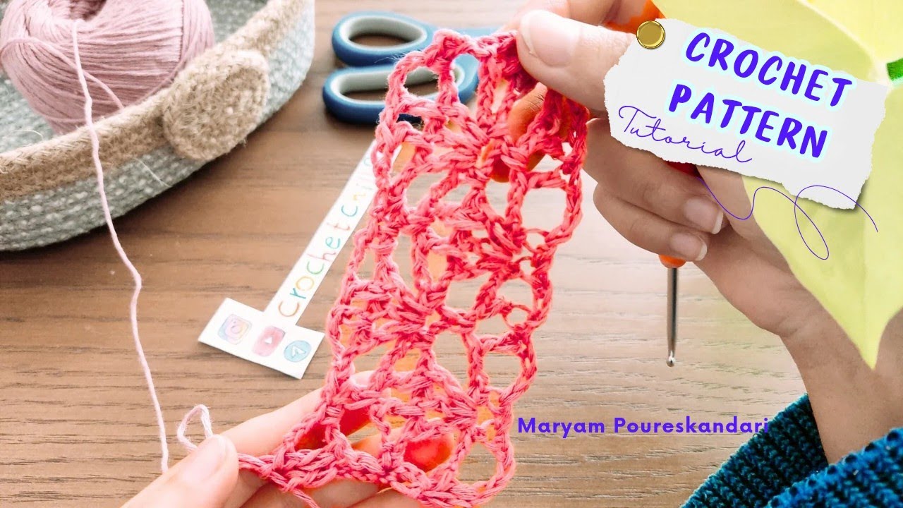 Stylish & Beautiful Crochet Pattern You Can Make So Many Things With! 🧶😍
