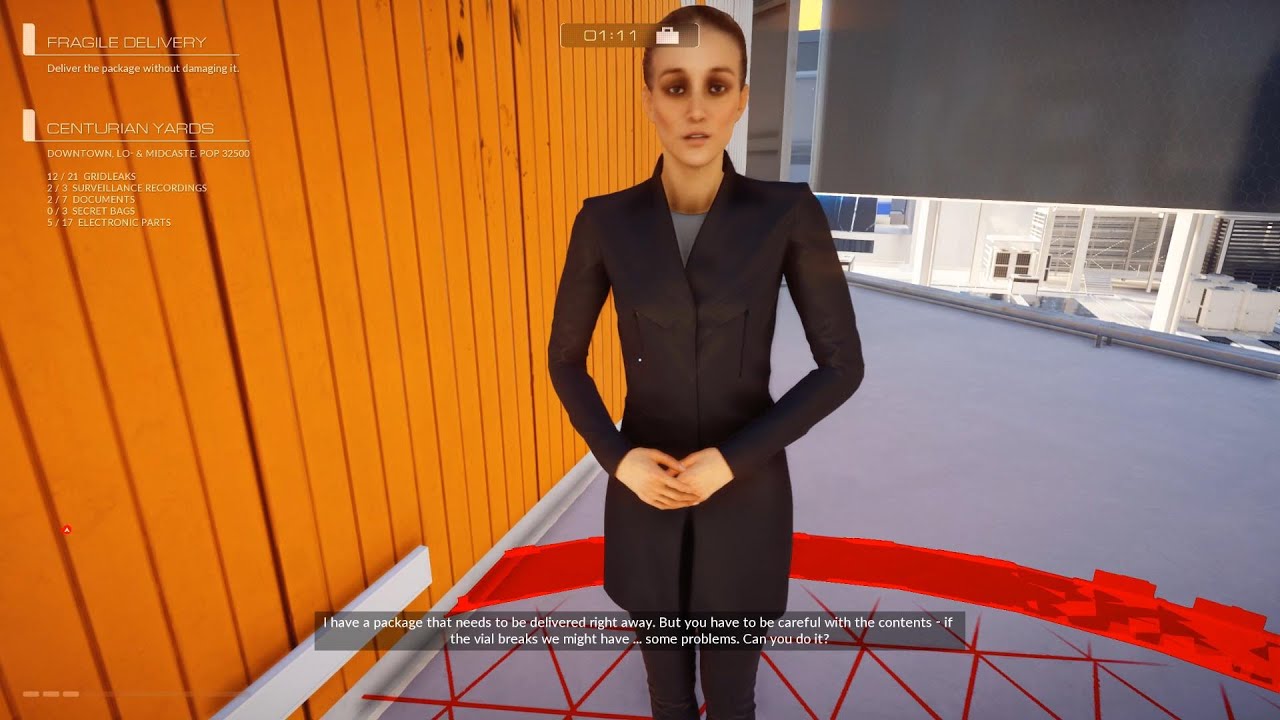 Mirror's Edge Catalyst - Fragile Delivery: The Vial easy guide without grapple