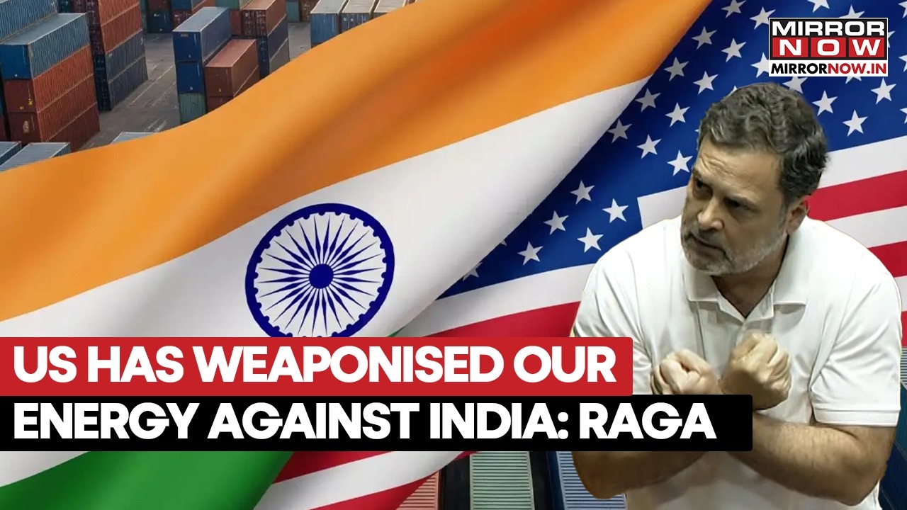 Rahul Gandhi Slams Modi Government On US Trade Deal, Kiren Rijiju Advices LoP To Be Mindful | Watch