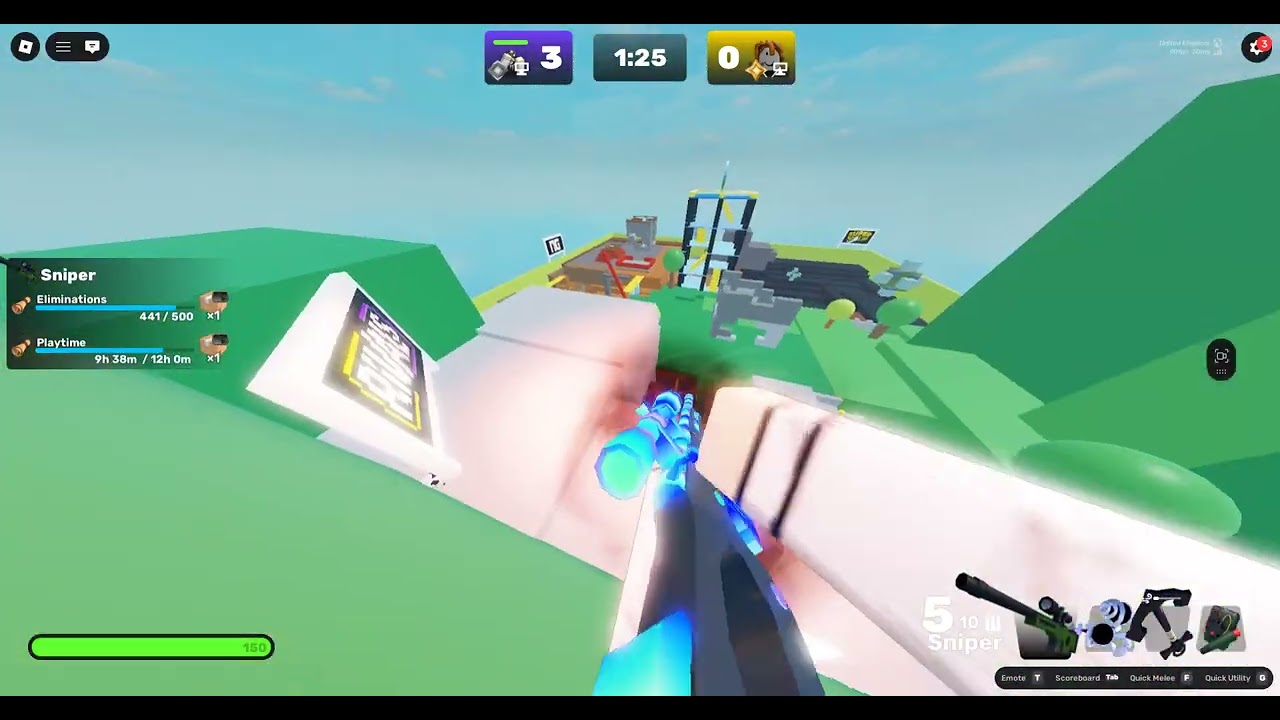 Gold player really had to use riot shield to beat me