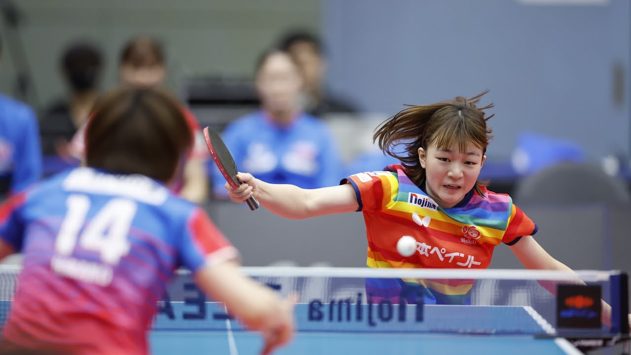 横井咲桜 vs 平野美宇 T10-10 日本ペイントマレッツ vs 木下アビエル神奈川 ノジマTリーグ2023-2024 2023年11月4日 池田市五月山体育館【卓球Tリーグ公式】第4G