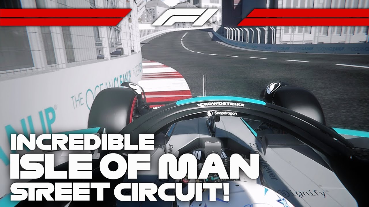 This Isle of Man F1 Street Circuit is INCREDIBLE!
