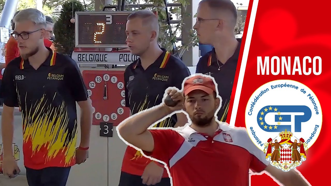 4e tour BELGIQUE vs POLOGNE : Championnats d'Europe Espoirs - European U23 Championships - Monaco