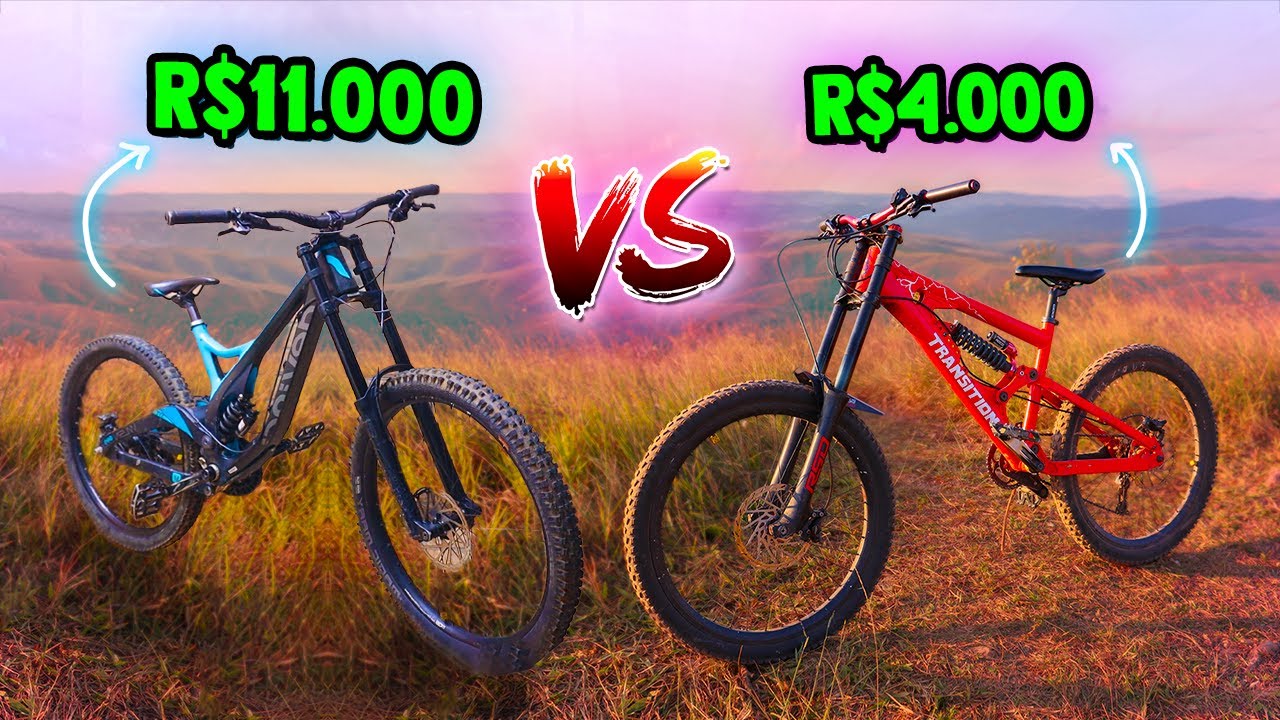 BIKE INICIANTE vs BIKE de R$11.000 !!