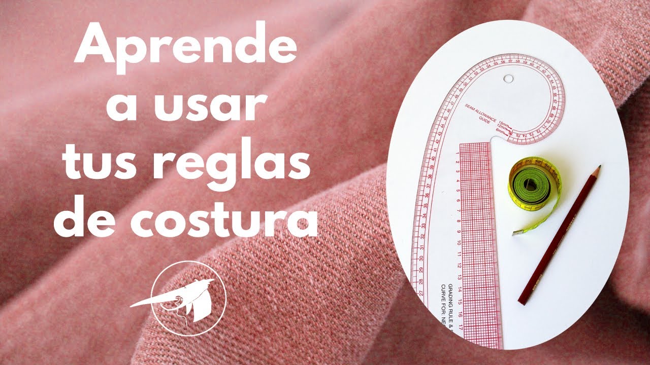 Aprende a usar correctamente las reglas de costura o patronaje