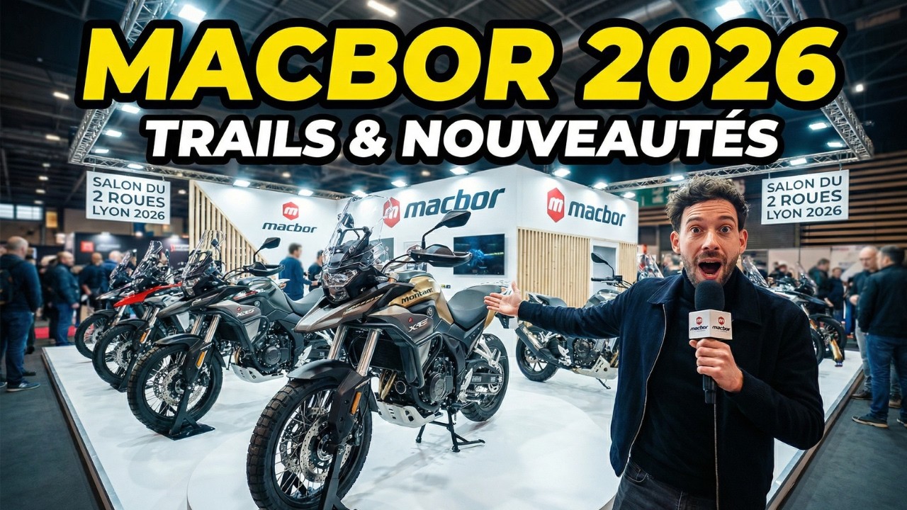 Macbor 2026 : les nouveautés trail au Salon du 2 Roues de Lyon
