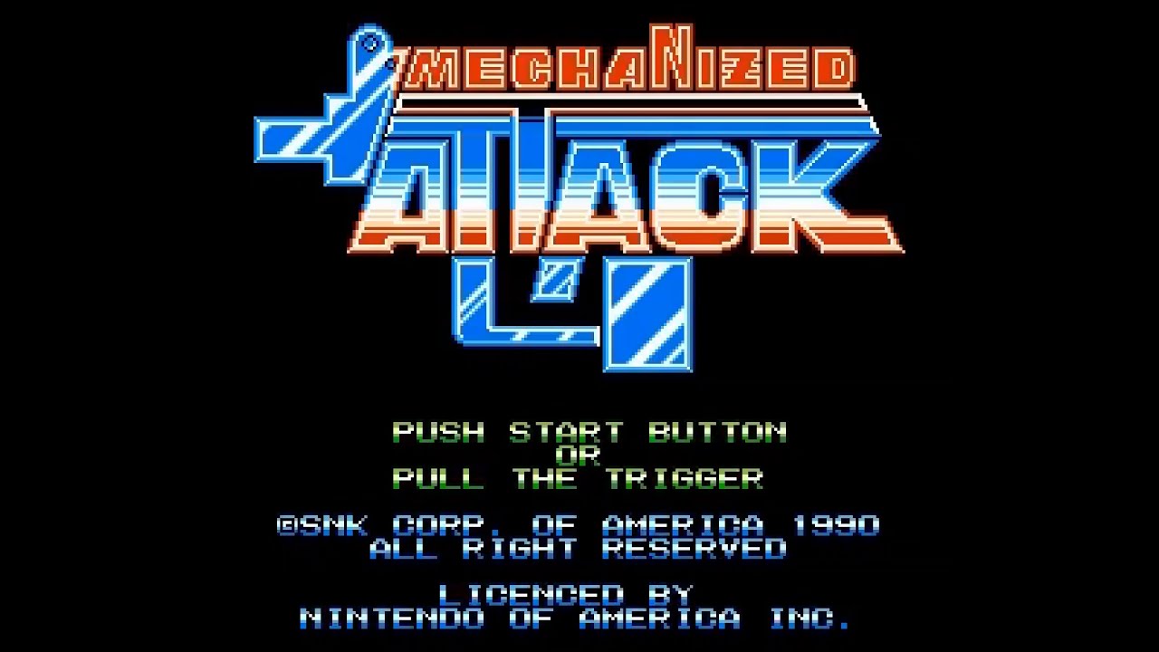 NES Longplay [1035] Mechanized Attack (US)