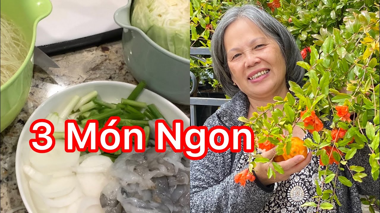 Vlog 298: Chia sẽ 3 Món Ngon Ai Cũng Làm Được Gà Thịt Miến Tôm