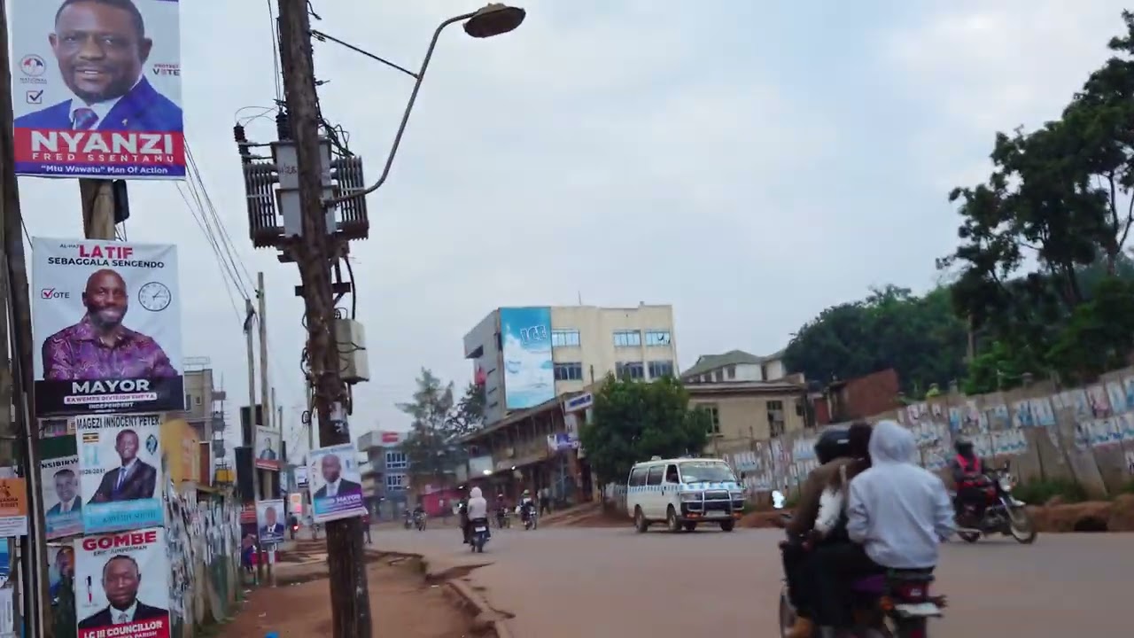 It's Morning in AFRICA, Kampala Uganda: 4K Walk from Kikumi Kikumi - Wandegeya