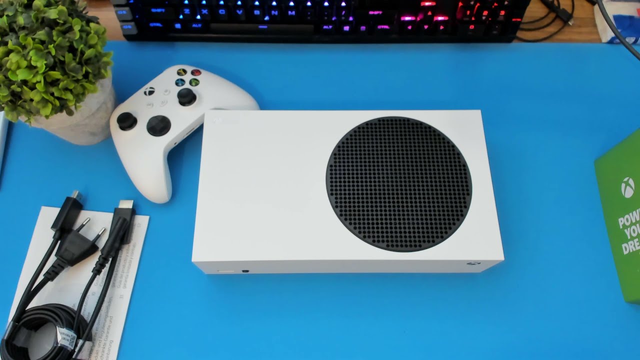 Xbox series s  فتح صندوق