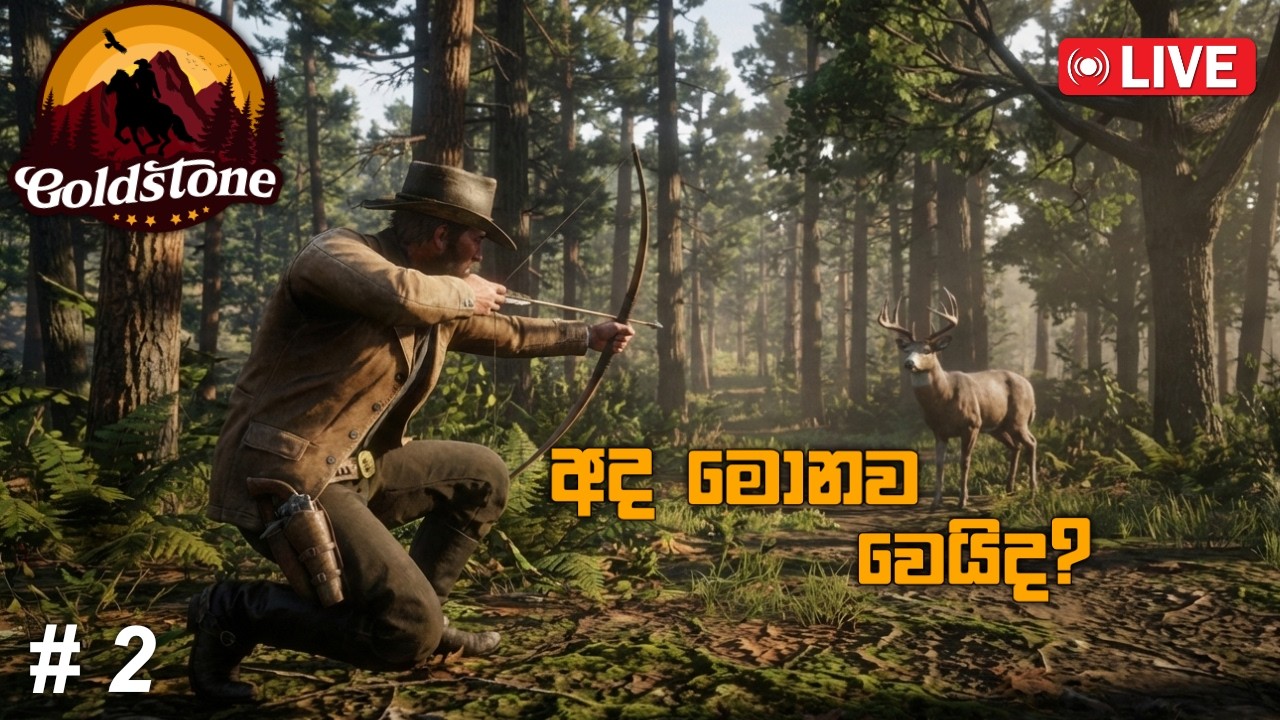 සුන්දර Goldstone නගරය Goldstone OpenWorld Redm RP Server Sinhala Roll play වසන්ත live #rdr2 #live