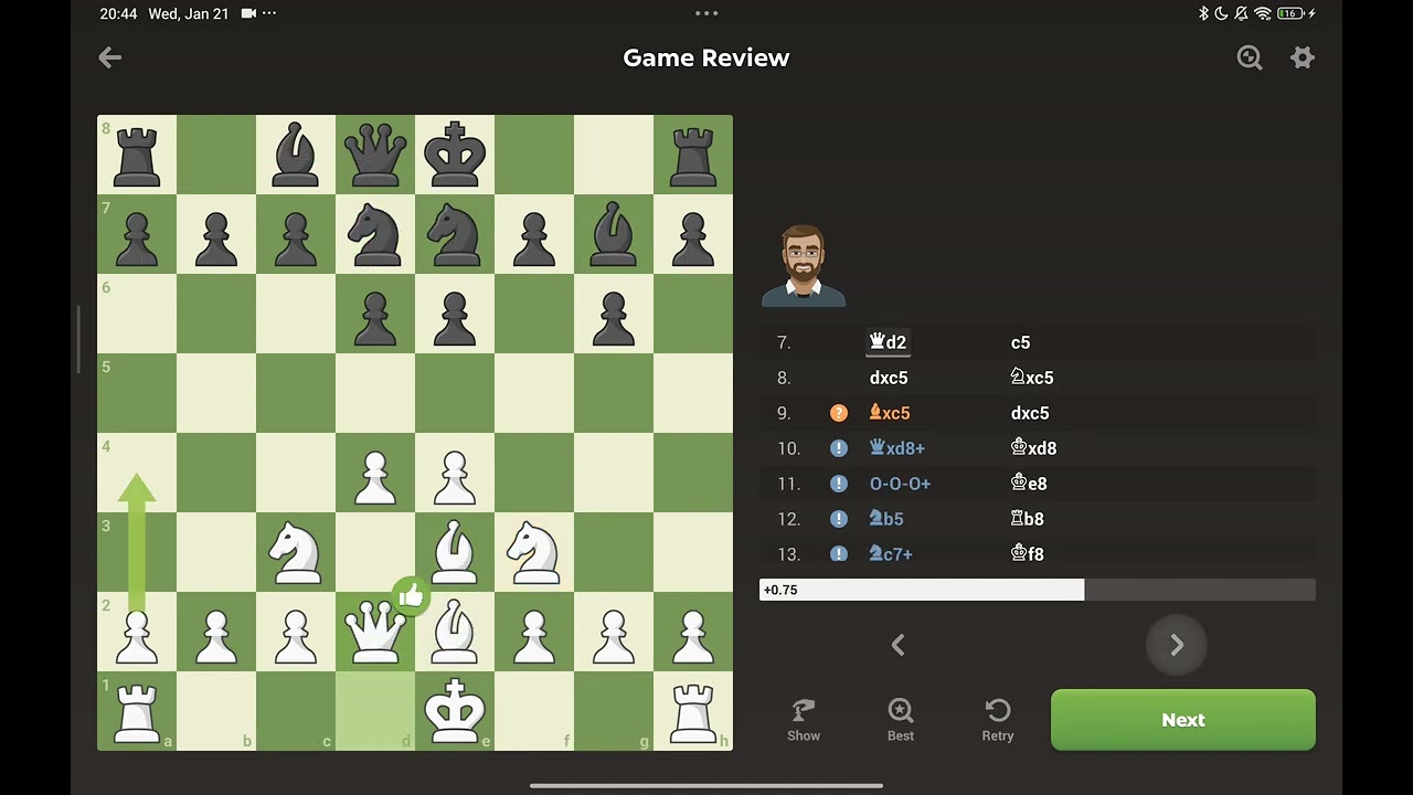 My good blitz game in Chess in (14) moves  Checkmate!
