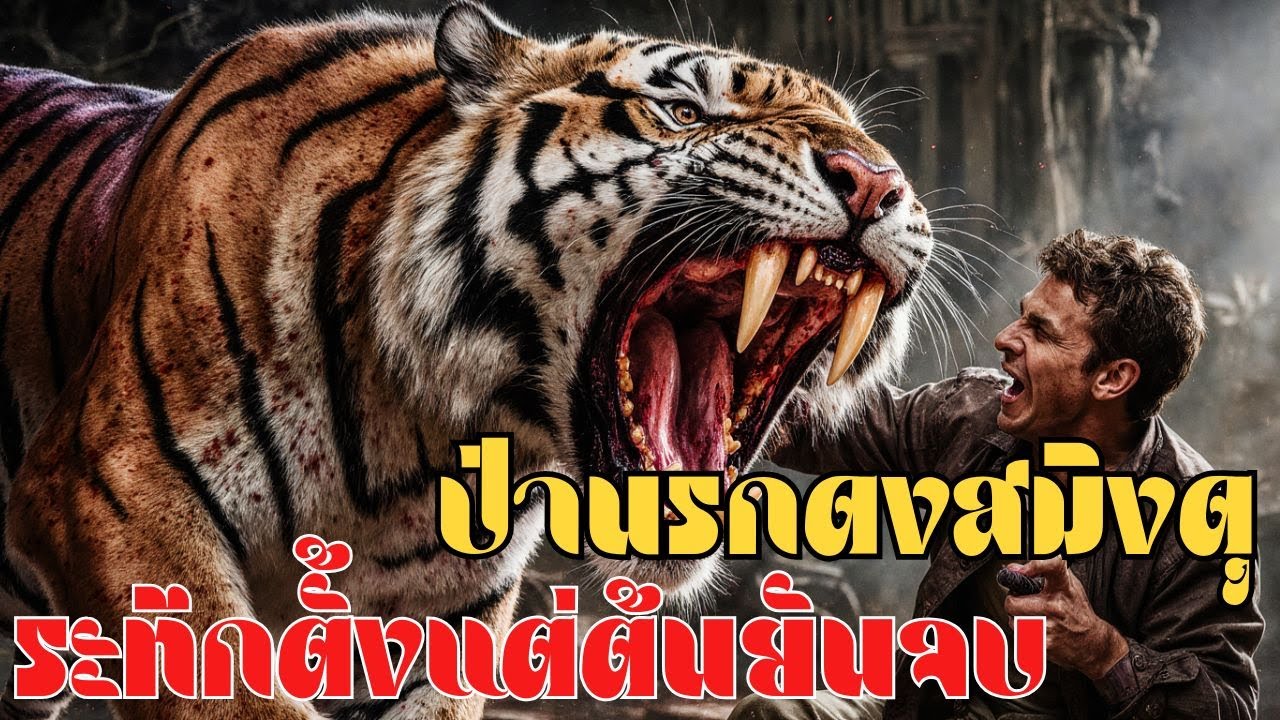 ป่านรก! เสือร้ายไล่ล่าตายทั้งคืน ระทึกสุดขีด.
