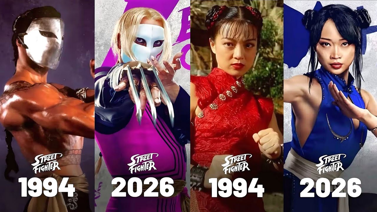 Antes e depois do filme street fighter. AI #hollywood #ai #aivideo 