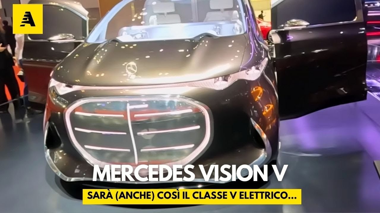 La nuova CLASSE V elettrica sarà così... | Mercedes VISION V al Salone di Tokyo 2025