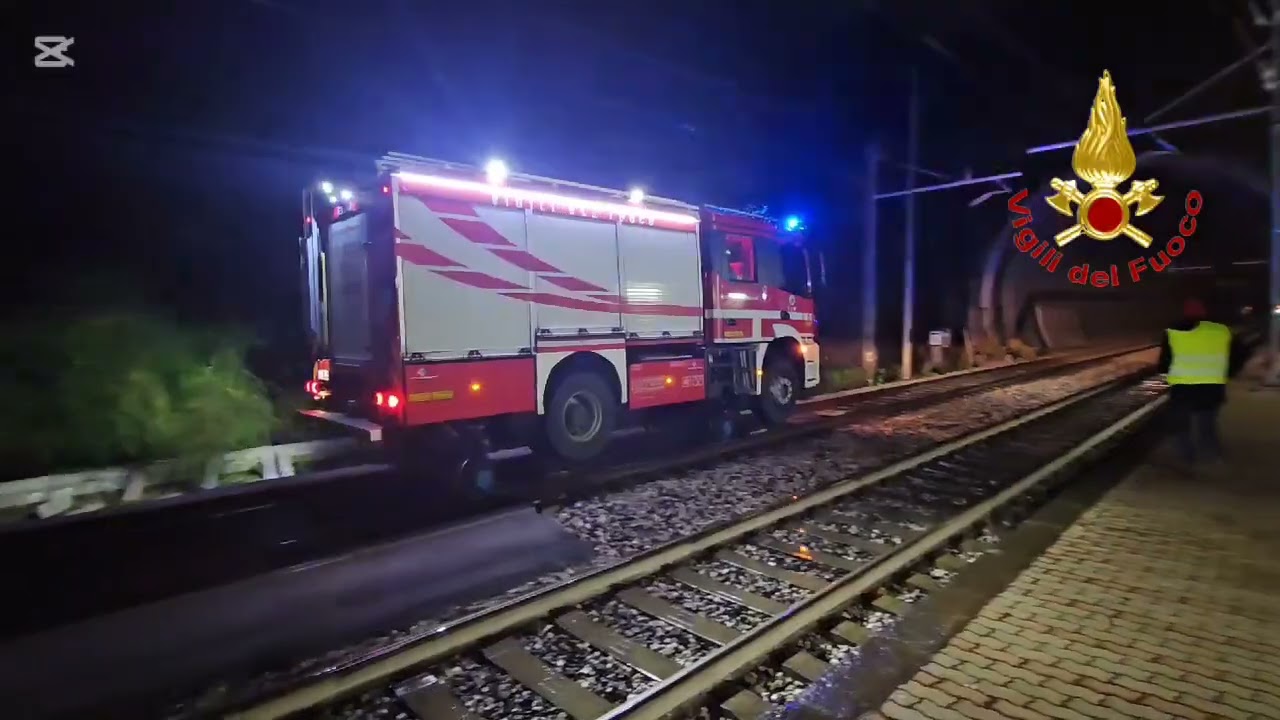 Simulazione incendio in galleria: esercitazione vigili del fuoco