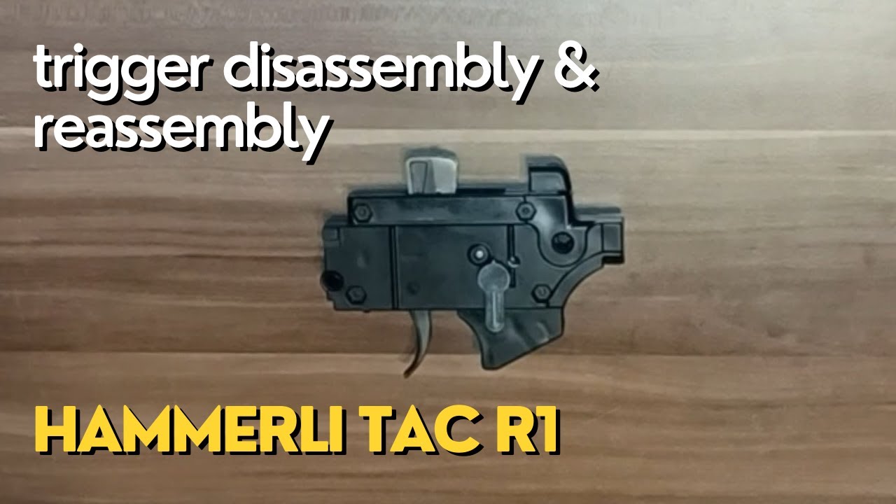Hammerli Tac R1 22 | Trigger Disassembly