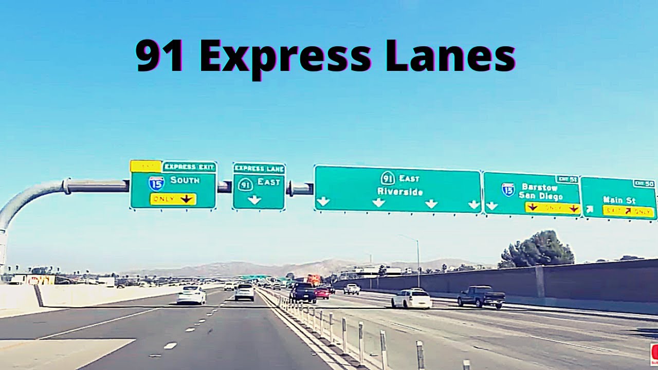 Driving the 91 Express Lanes | State Route 55 to Interstate 15, Orange to Riverside County, CA [4K]