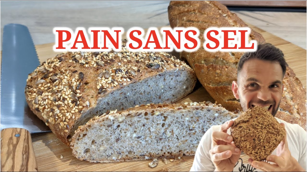 Pain sans sel ! une recette de pain sans sel à la maison super facile