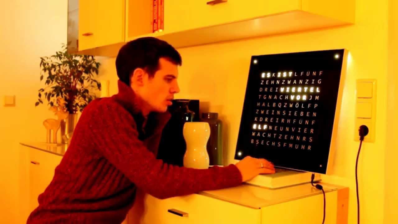 Presenting a Raspberry-Pi based Wordclock