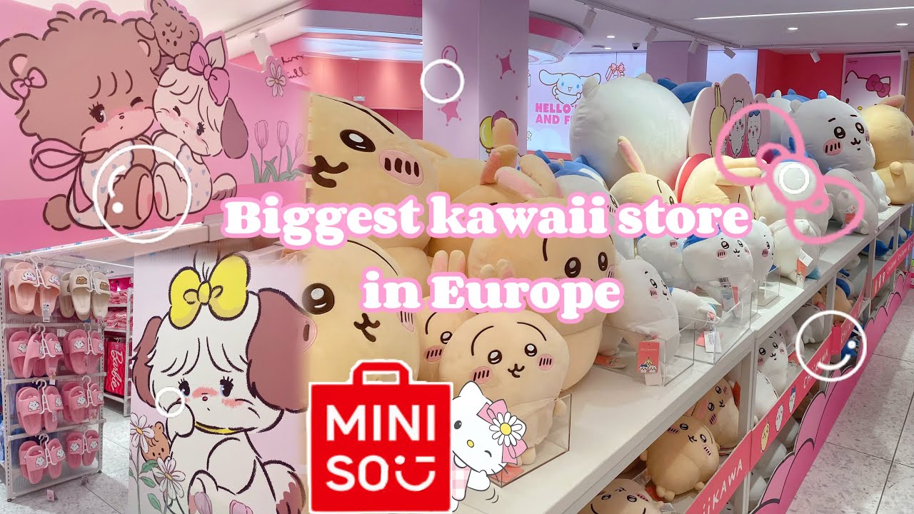 PARIS VLOG: THE BIGGEST MINISO EVER IN EUROPE,CHAMPS ELYSEES,MINISO STORE TOUR