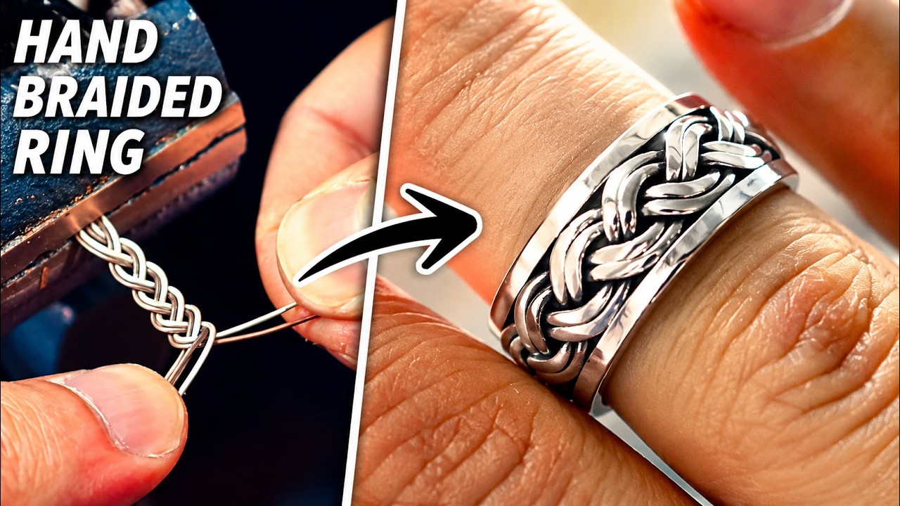 How to make a very stylish ring using silver and copper wire
