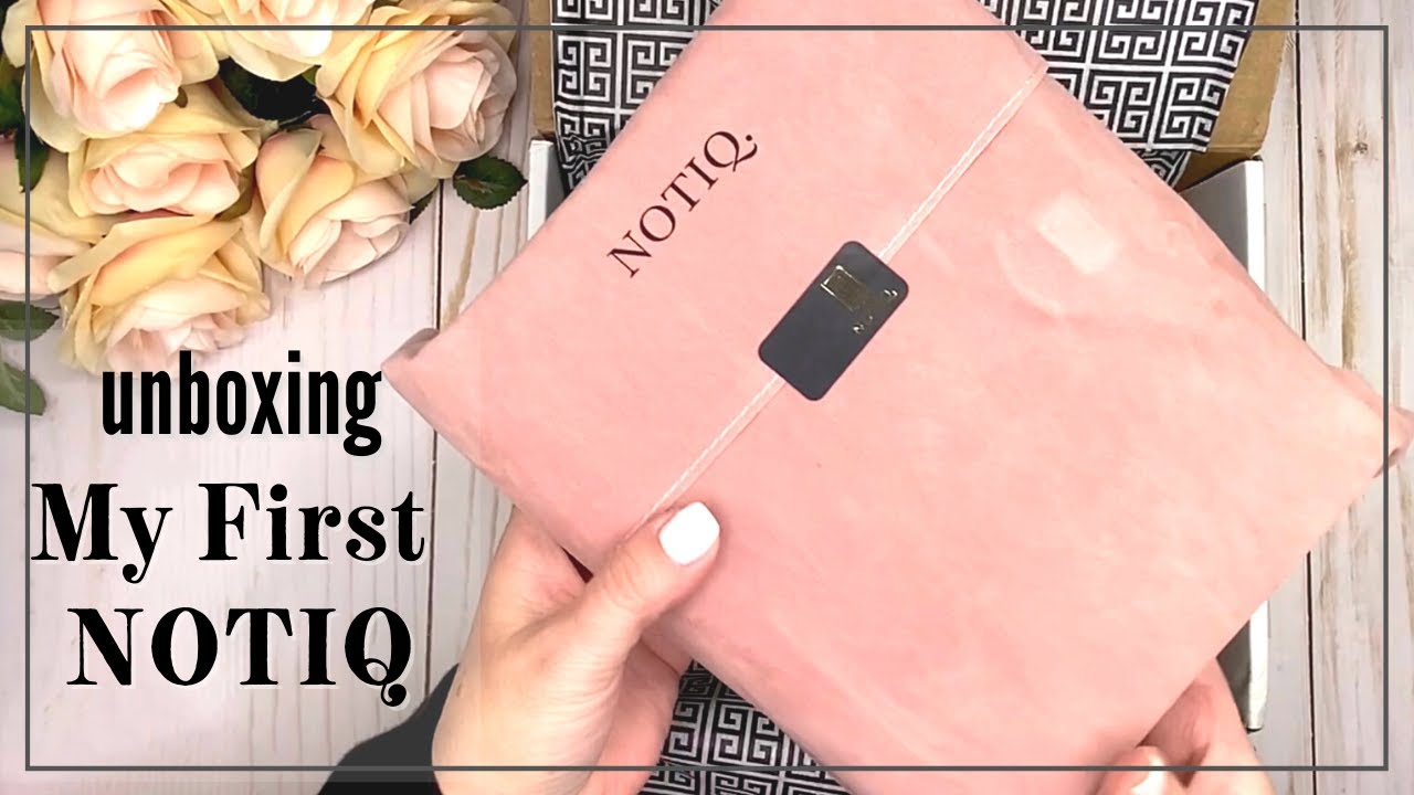UNBOXING MY FIRST NOTIQ! ROSEBUD VEGAN SAFFIANO AGENDA COVER RINGLESS MINI