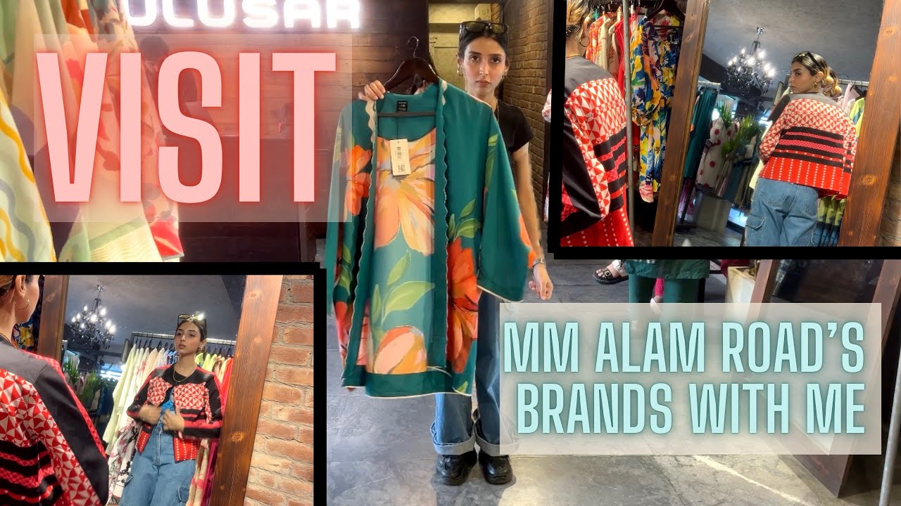 Let&rsquo;s Visit Brands Of MmAlam Road In Lahore | A Day In My Life | Pakistani Vlogger | Vlog 🤍