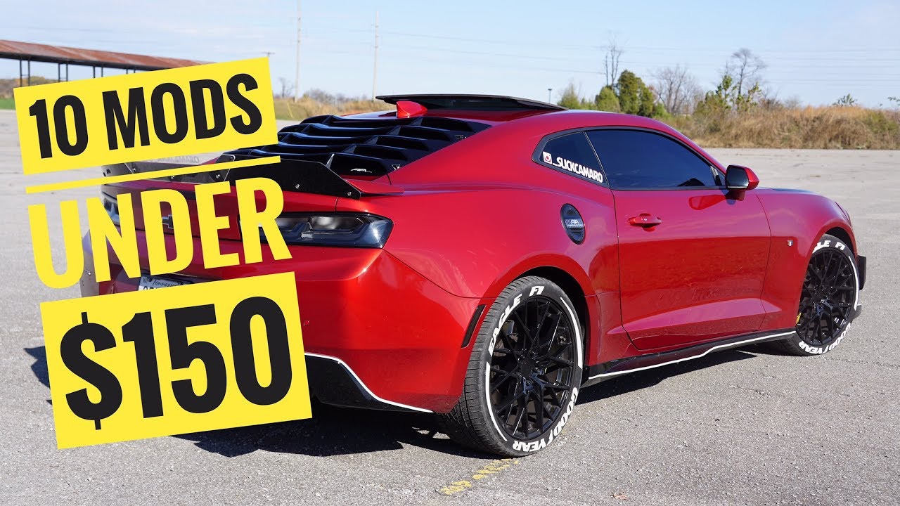 10 Cosmetic Mods Under $150 | 6th Gen Camaro | 2016-2018