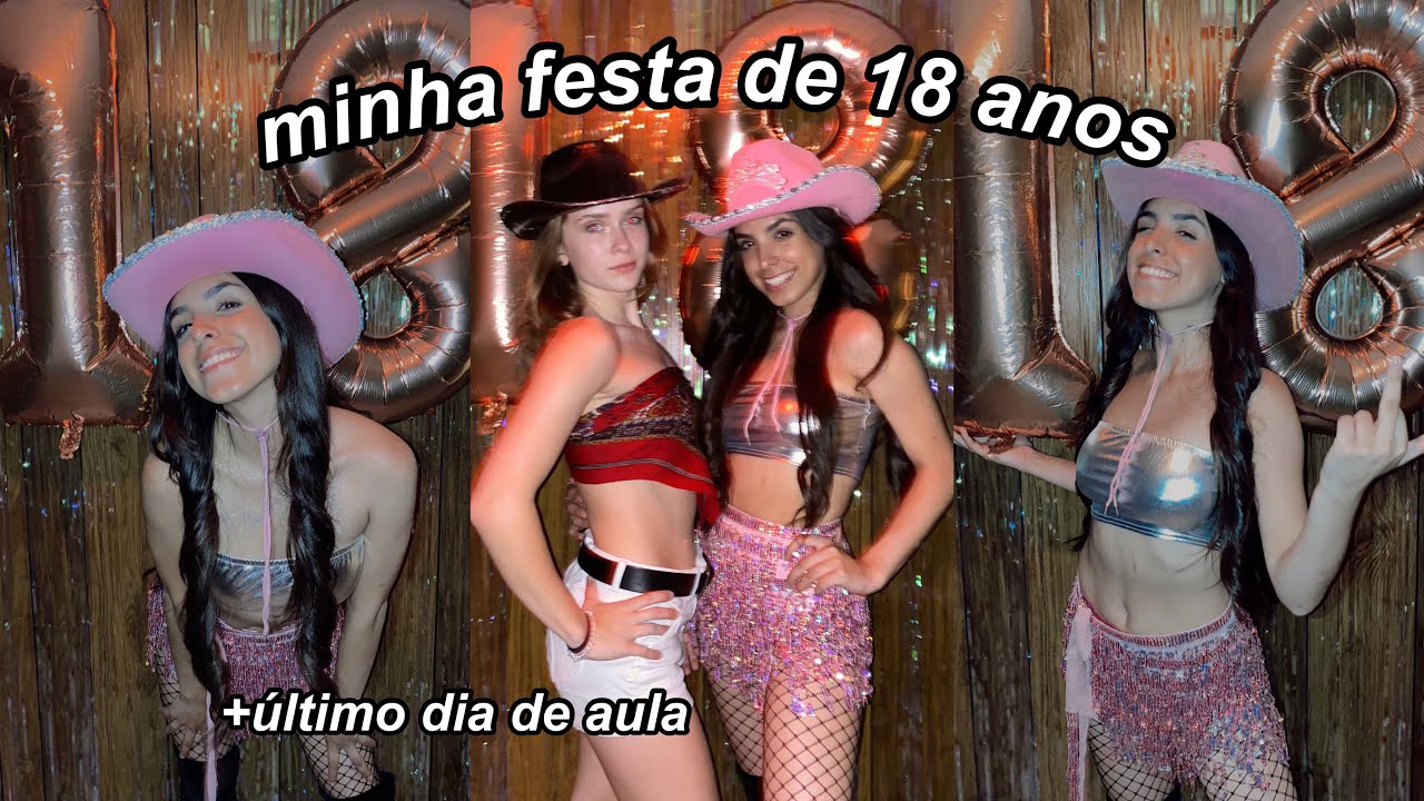 último dia de aula e MEU ANIVERSÁRIO DE 18 ANOS ~festa~