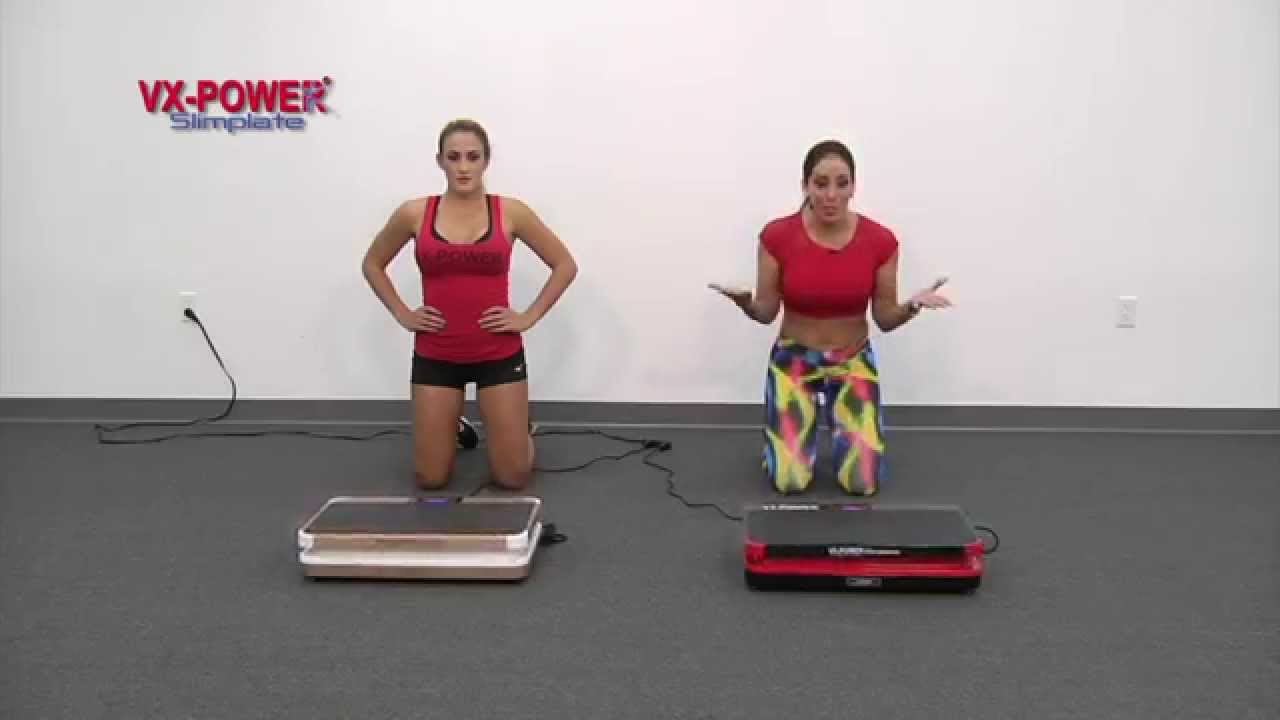VX-Power SLIMPLATE Vibration Plate Exercises Part 4
