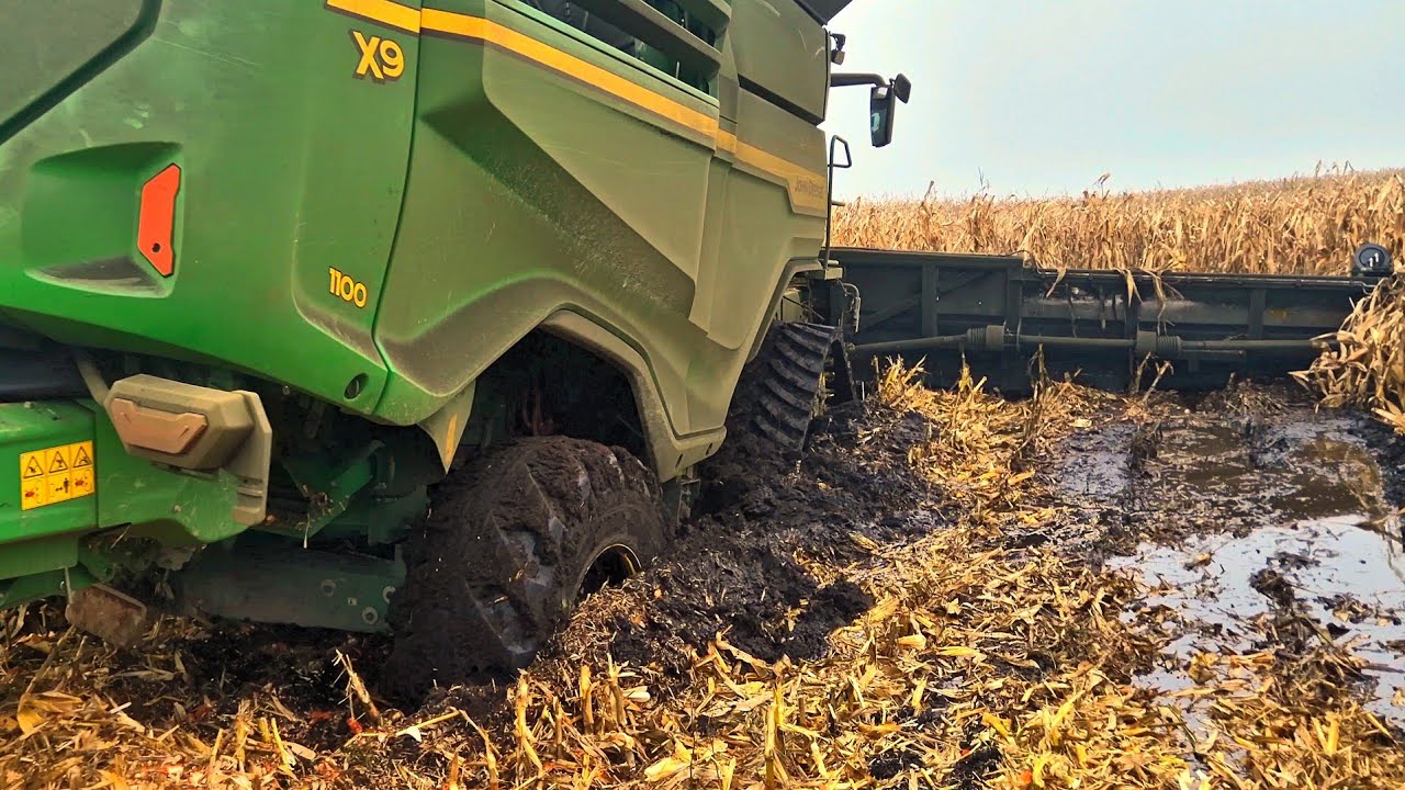 Wileka Wtopa John Deere X9 1100 || Straty Liczone w Milionach??