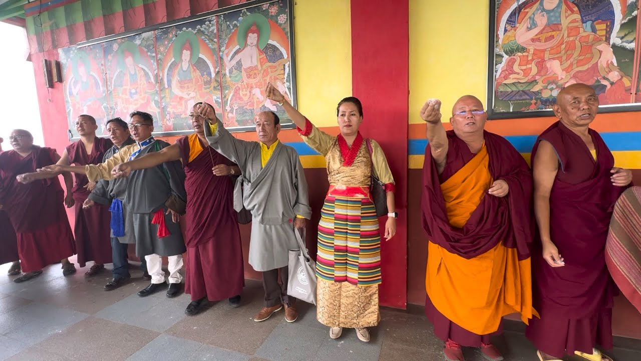 Mundgod Doeguling Celebrated 35th Anniversary Of Nobel Peace Prize Day with Sangsol At Norbu Rih