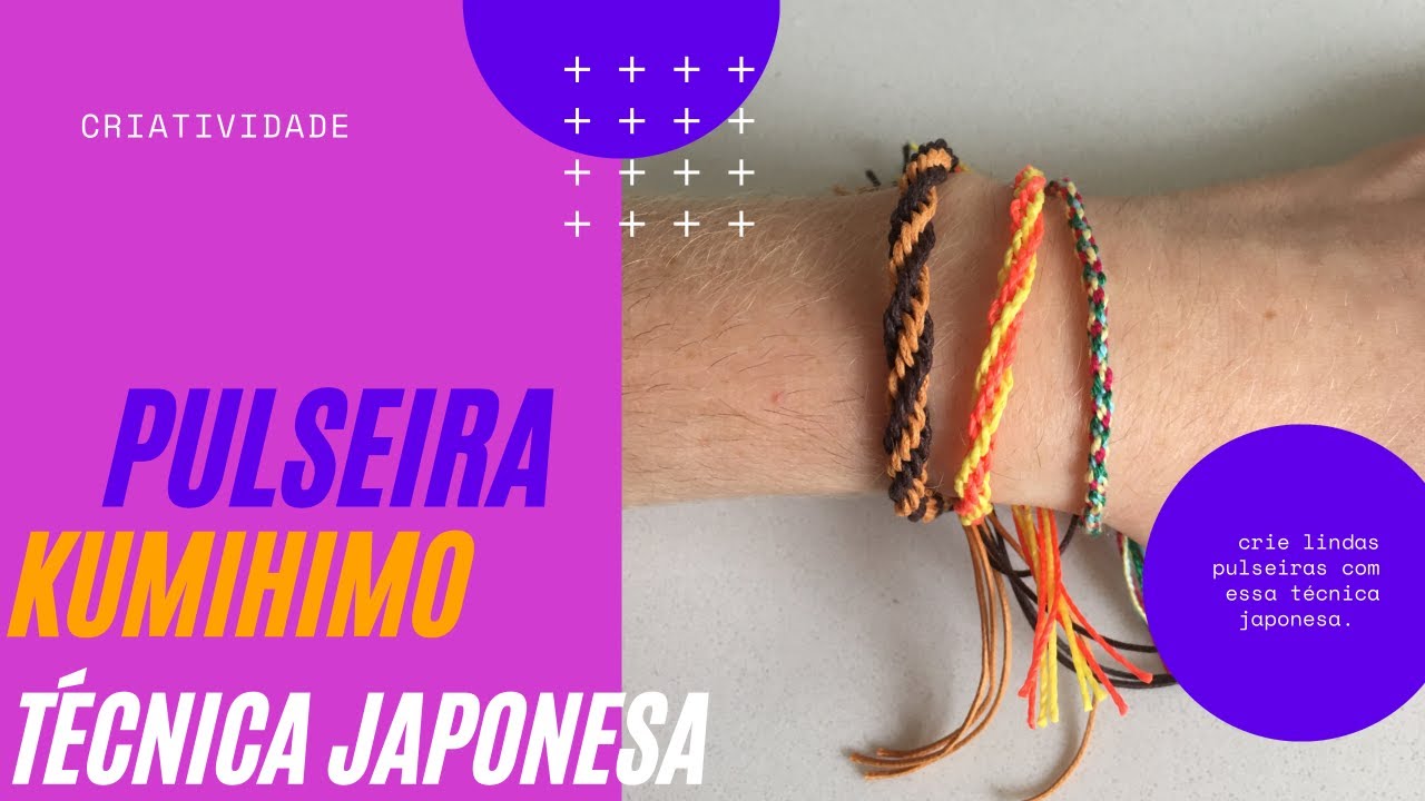 Pulseira Kumihimo