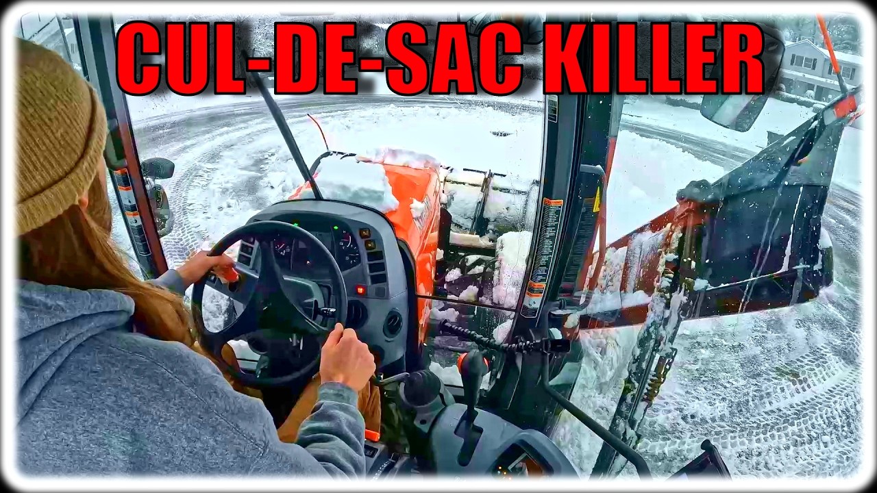 Why This Tractor Destroys Cul-de-Sacs | Tractor Snow Plowing Storm 5