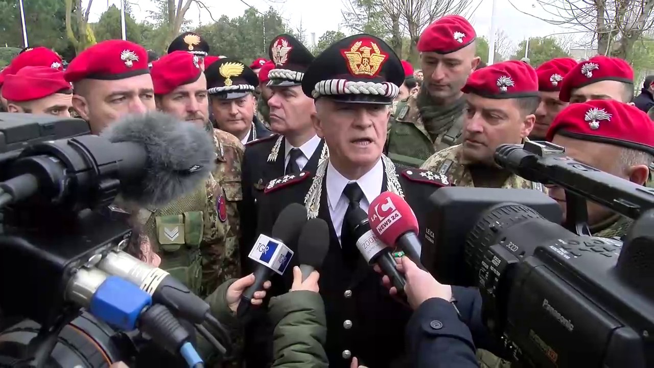 Vibo Inaugurazione Battaglione Carabinieri Calabria intevista Del Sette
