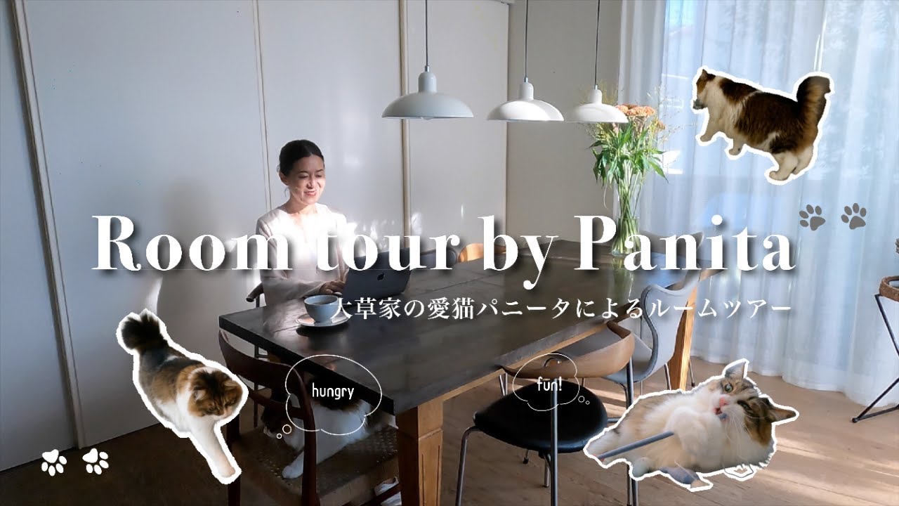 【vol.50】Room tour by Panita〜大草家の愛猫 パニータによるルームツアー〜