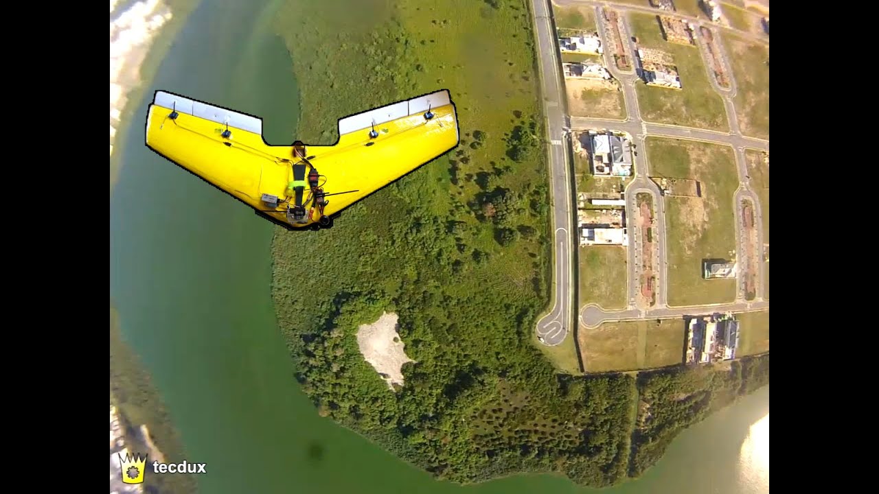 1200mm Delta Wing FPV using GoPro / 1,20m Zagi FPV com GoPro