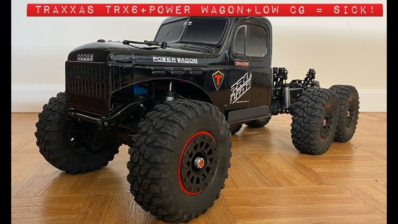 Traxxas TRX6 Low CG Power wagon build