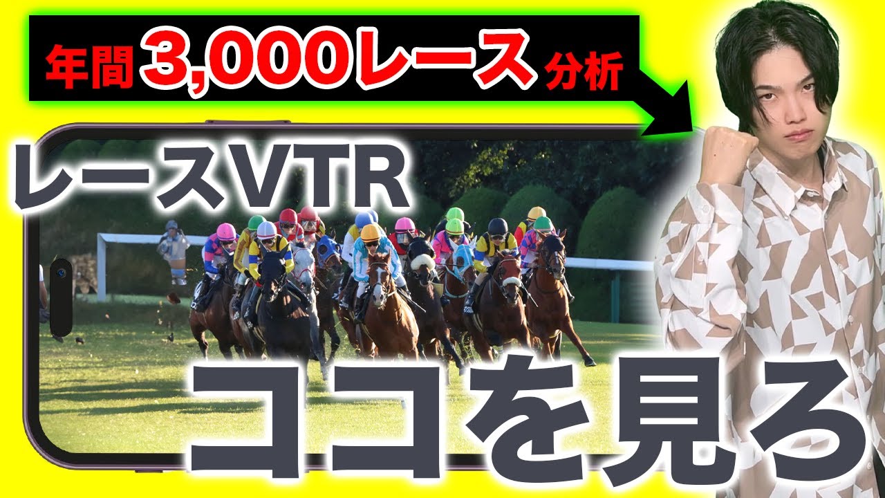 【一生使える】年間3000レース分析しているプロ予想家が教えるレースVTRの見方