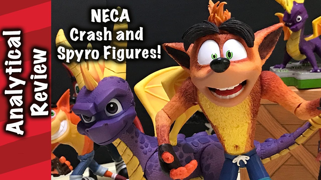 Crash and Spyro NECA figures Analytical Review