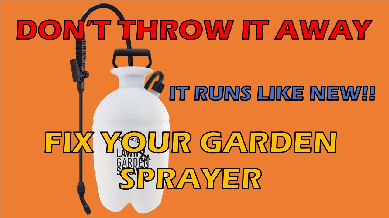 Fix a Garden Sprayer That WON'T Pump Up PRESSURE