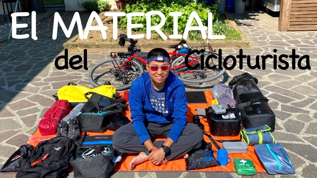 MATERIAL para Cicloturismo | Qué llevo en las alforjas | Viajar en bicicleta | Italia 🇮🇹 | Ep 18